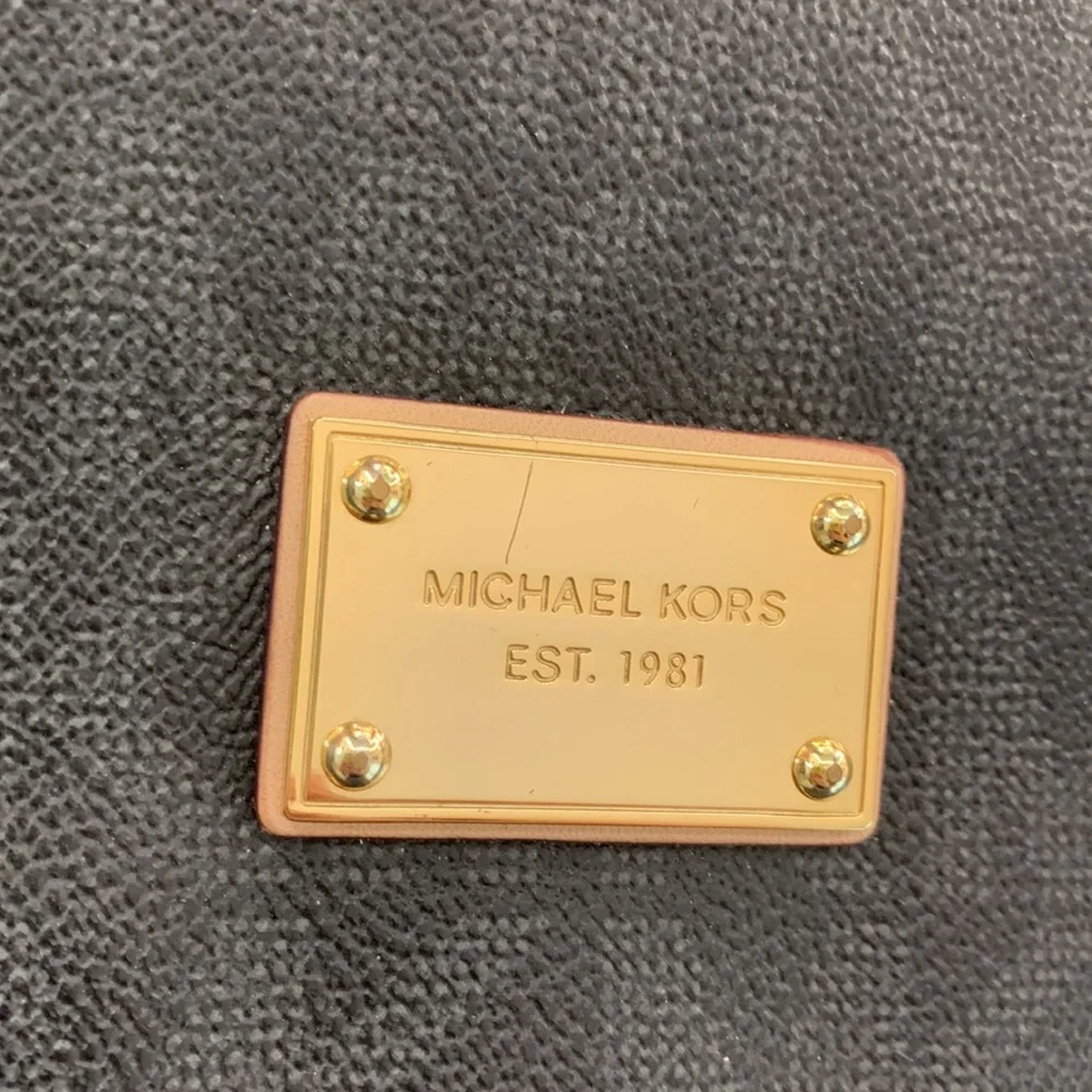 Michael Kors Black Tablet Sleeve with Gold Hardware